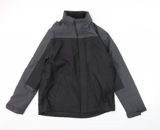 Greenwoods Mens Black   Rain Coat Coat Size M