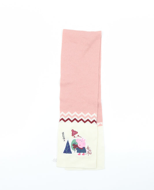 Peppa Pig Girls Pink   Scarf Scarves & Wraps One Size  - peppa pig