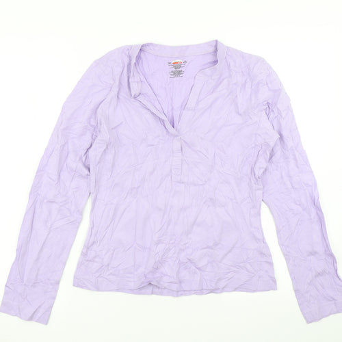 Danskin Womens Purple   Basic T-Shirt Size M