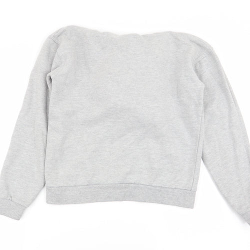 Stars Boys Grey   Pullover Jumper Size 12-13 Years