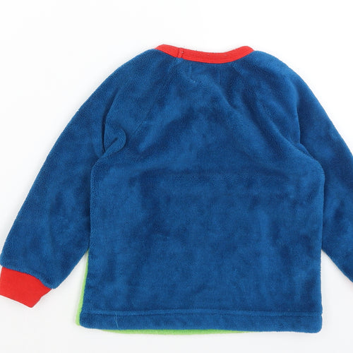 PJ Collections Boys Blue Solid   Pyjama Top Size 3-4 Years  - Monster