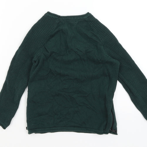 Primark Boys Green   Pullover Jumper Size 5-6 Years