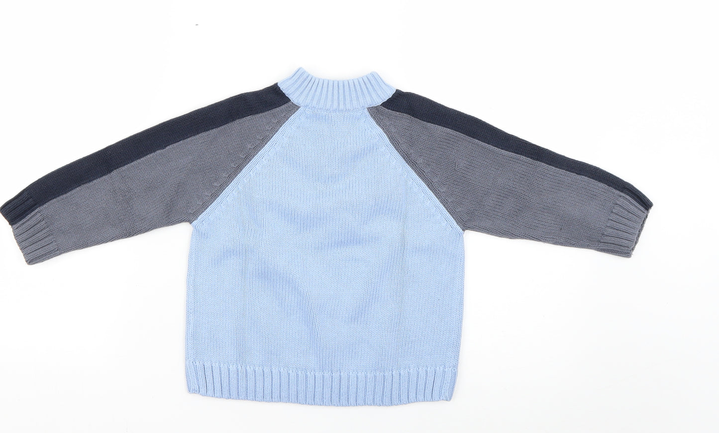m Boys Multicoloured Houndstooth  Pullover Jumper Size 2-3 Years
