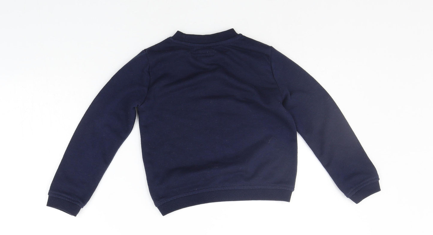 Primark Boys Blue   Pullover Jumper Size 4-5 Years  - Beautiful