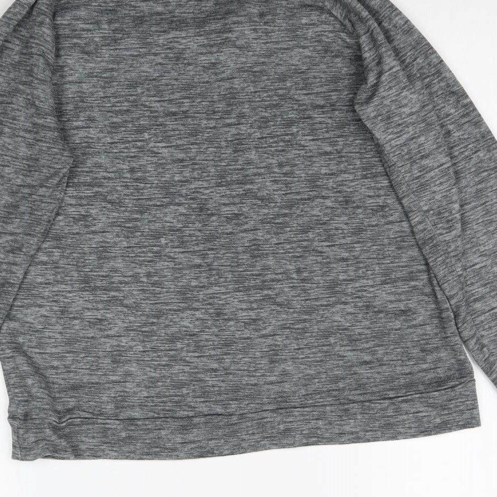 XOXO Womens Grey   Basic T-Shirt Size M  - Goodbye