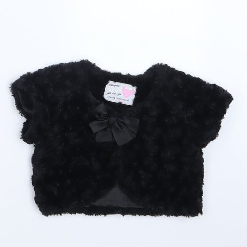 Young Dimension Girls Black   Jacket  Size 5-6 Years