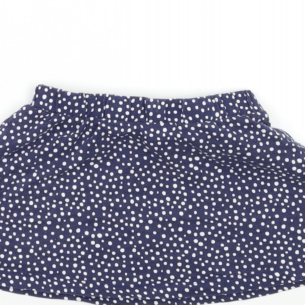 George Girls Blue Polka Dot  A-Line Skirt Size 2-3 Years