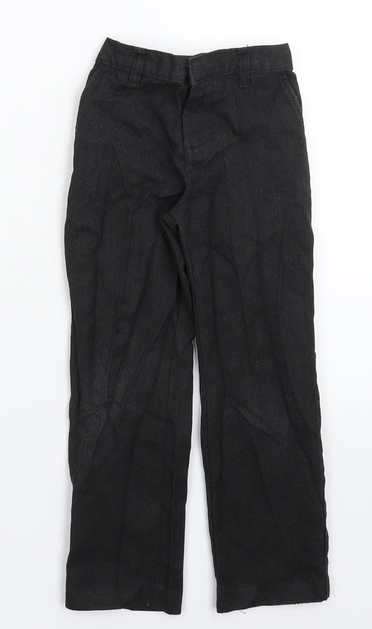 George Boys Black   Dress Pants Trousers Size 5-6 Years
