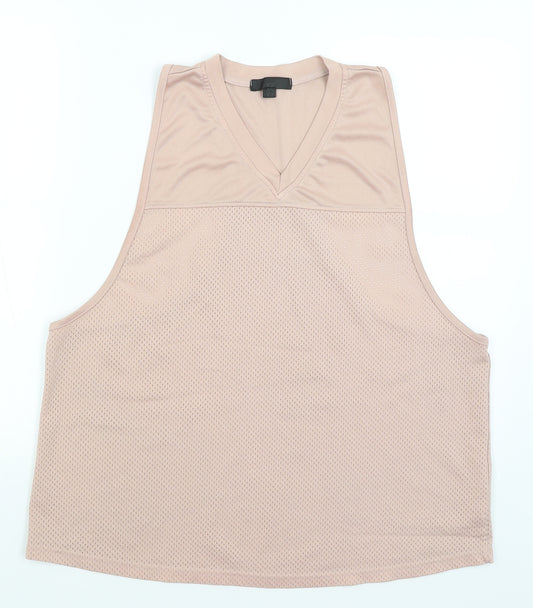 Missguided Womens Pink   Basic Tank Size 14