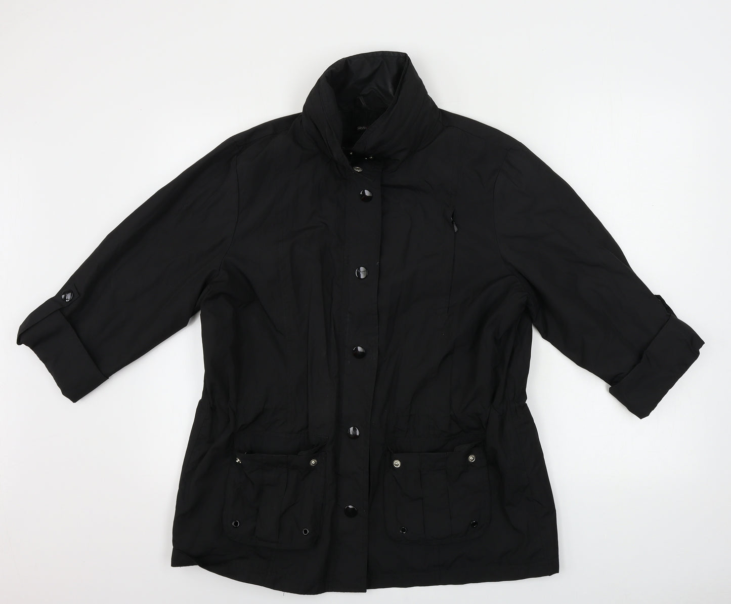 Style&co. Womens Black   Jacket Coat Size M