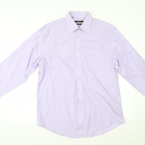 NEXT Mens Purple    Dress Shirt Size 16