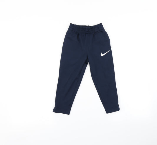 Nike Boys Blue   Jogger Trousers Size 3 Years