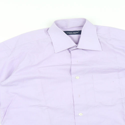 UOMO BOSS Mens Purple    Dress Shirt Size M
