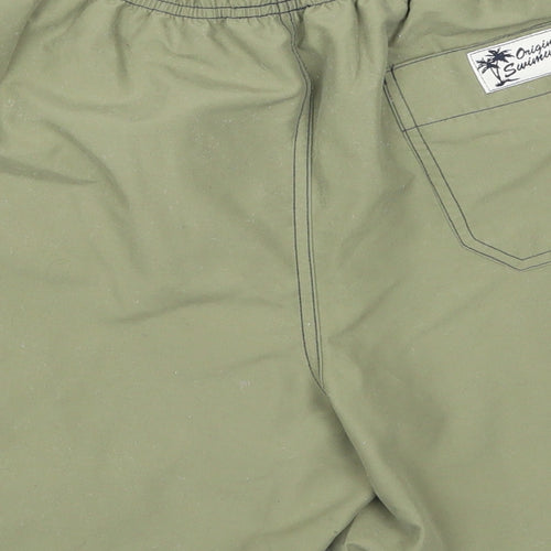 Marks and Spencer Mens Green   Athletic Shorts Size M