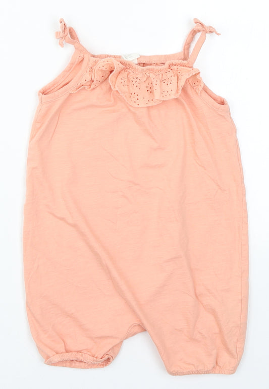 H&M Girls Pink   Playsuit One-Piece Size 3-4 Years