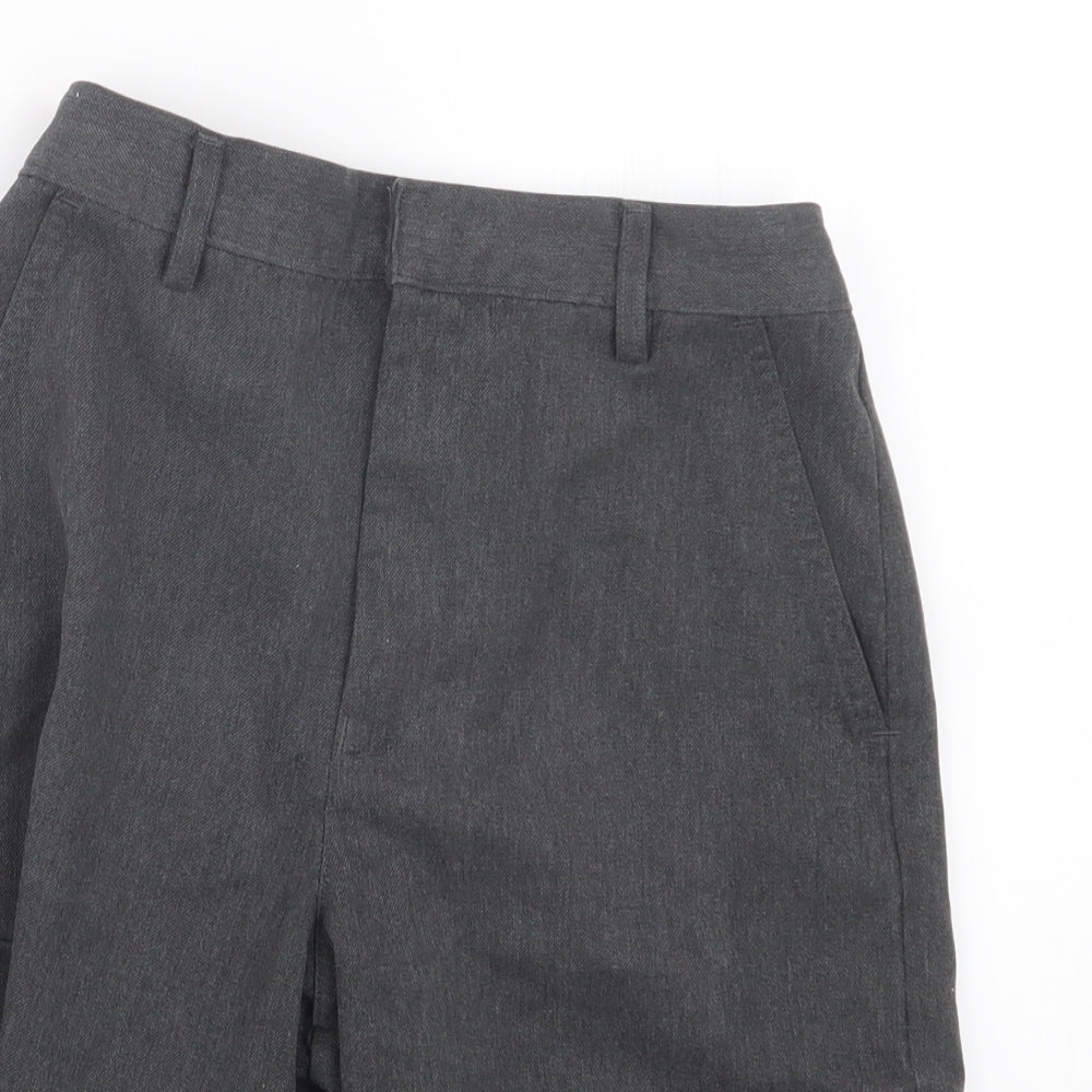 Marks and Spencer Boys Grey   Cropped Trousers Size 9-10 Years