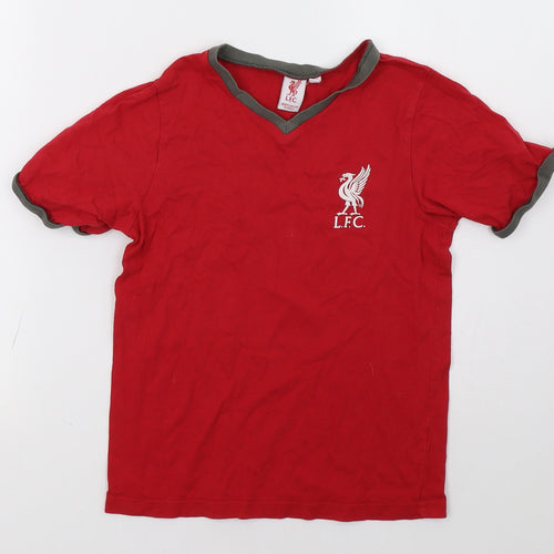 Liverpool FC Boys Red   Basic T-Shirt Size 9-10 Years