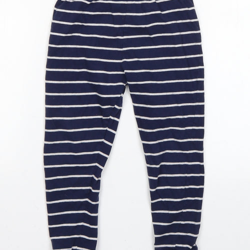 George Boys Blue Striped   Pyjama Pants Size 4-5 Years