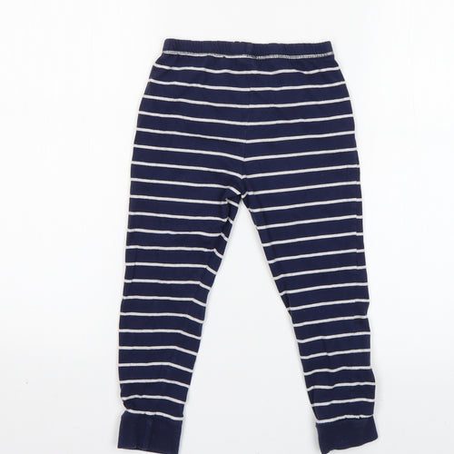 George Boys Blue Striped   Pyjama Pants Size 4-5 Years