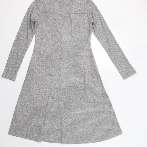 Monteau Womens Grey   Fit & Flare  Size S