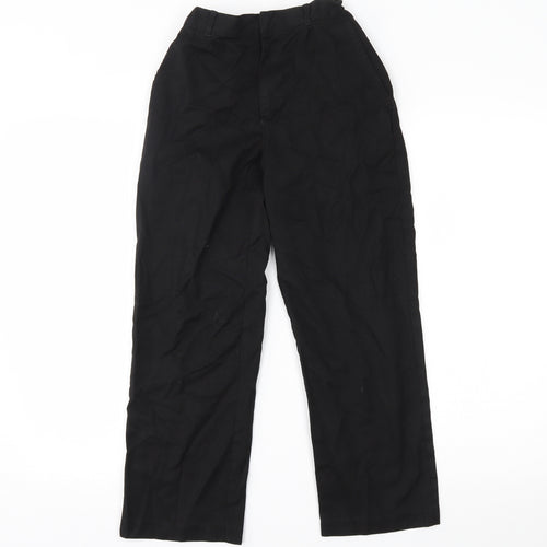back to school Boys Black   Chino Trousers Size 10-11 Years
