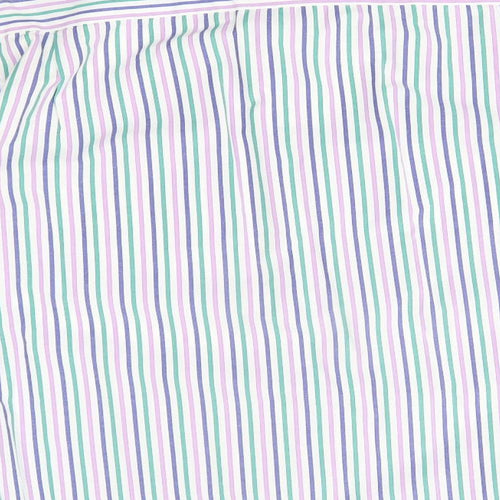 Austin Reed Mens Multicoloured Striped   Dress Shirt Size L  -