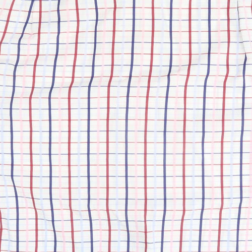 Austin Reed Mens Multicoloured Plaid   Dress Shirt Size 16  -