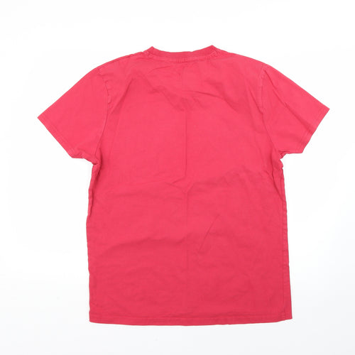 Charles Wilson Womens Red   Basic T-Shirt Size L