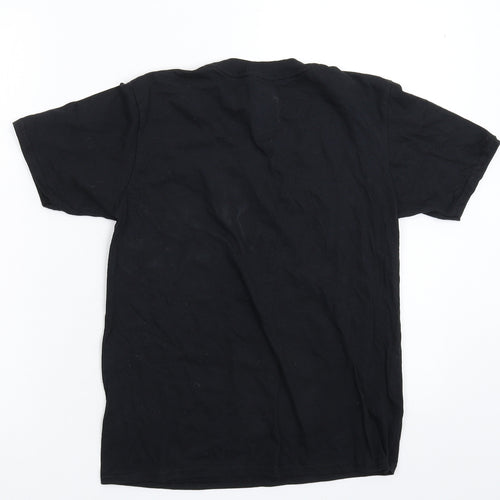 Liverpool FC Boys Black   Basic T-Shirt Size L