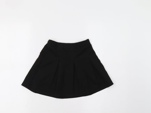 George Girls Black   Flare Skirt Size 3-4 Years