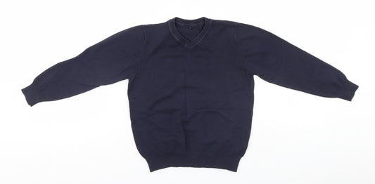 George Boys Blue   Pullover Jumper Size 6-7 Years
