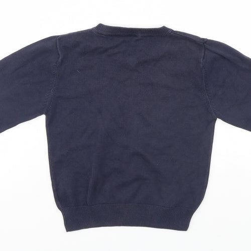 George Boys Blue   Pullover Jumper Size 4-5 Years