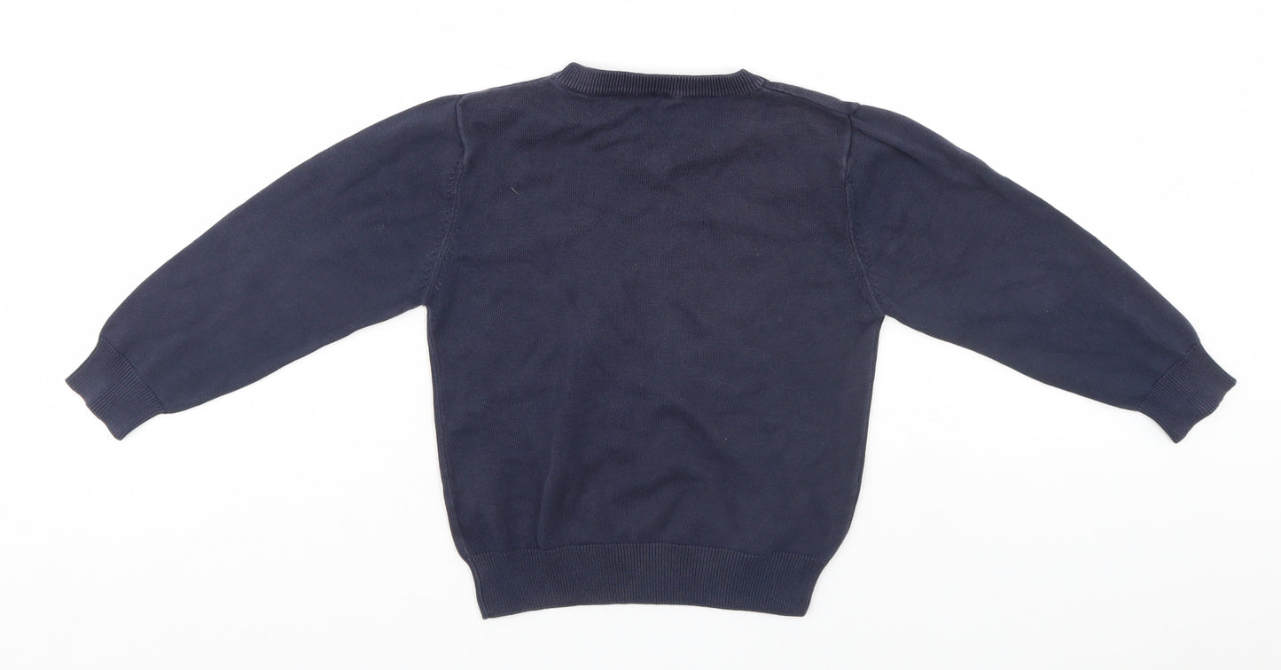 George Boys Blue   Pullover Jumper Size 4-5 Years