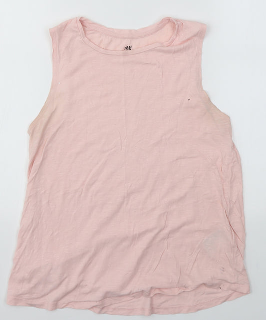 H&M Womens Pink   Basic T-Shirt Size S