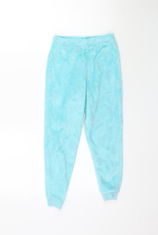 George Girls Blue    Pyjama Pants Size 5-6 Years  - Fluffy