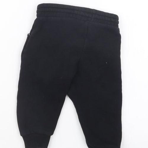 Sisero Boys Black   Jogger Trousers Size 2 Years
