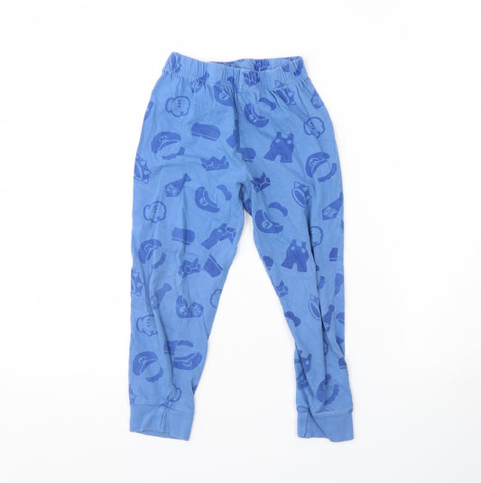 super mario Boys Blue Spotted   Pyjama Pants Size 5 Years