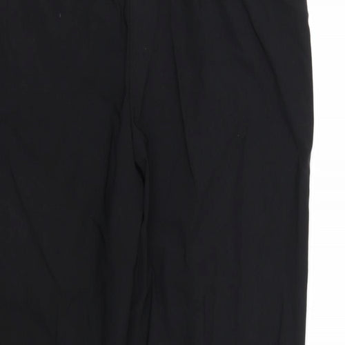 Riviera Womens Black   Cropped Trousers Size 14 L20 in