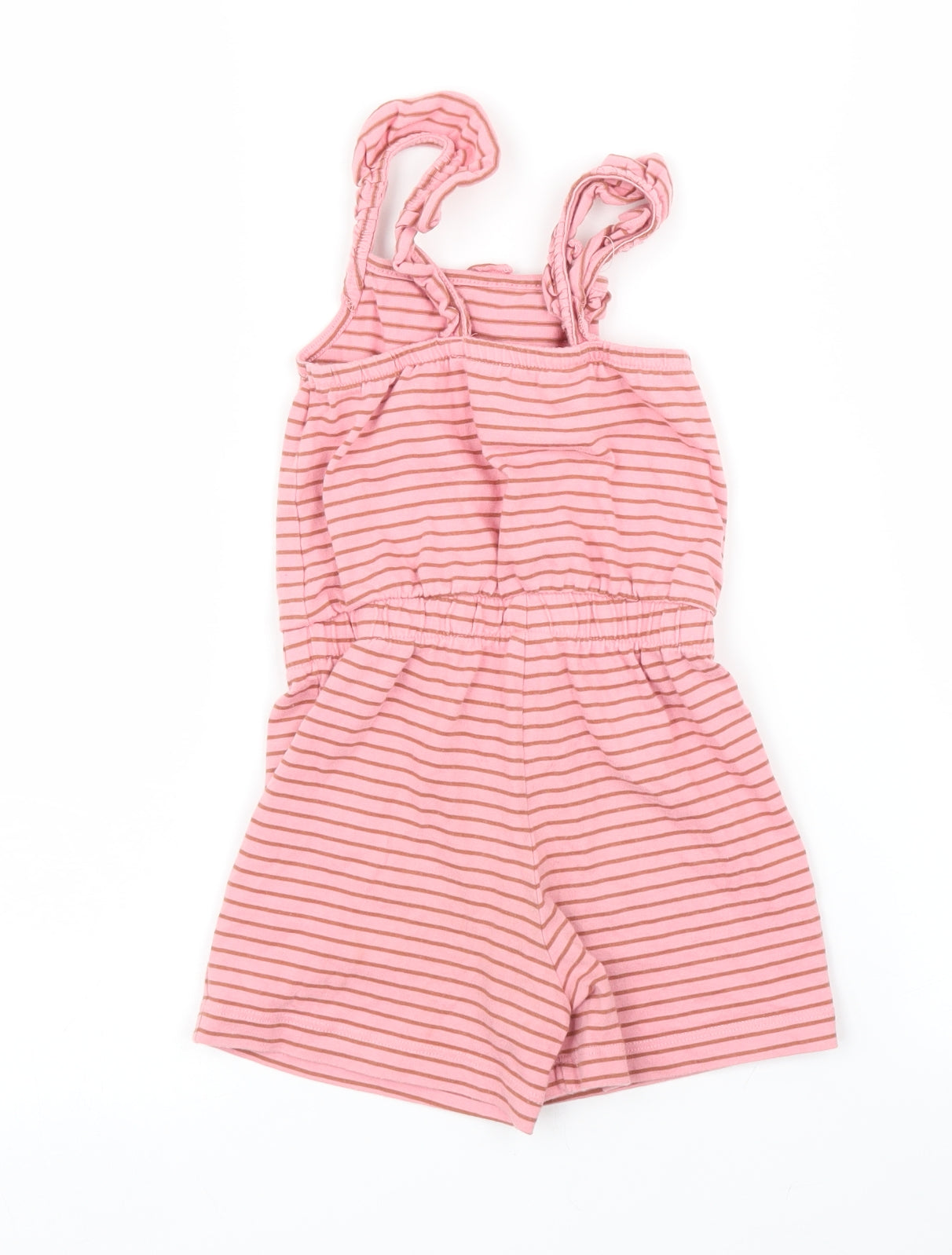 George Girls Pink Striped  Romper One-Piece Size 2 Years