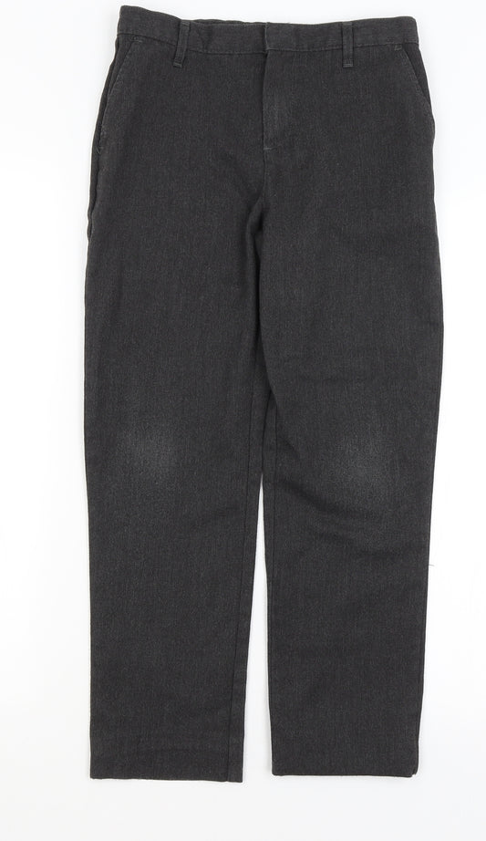 George Boys Grey   Dress Pants Trousers Size 10-11 Years