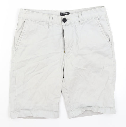 Dstruct Mens Grey   Chino Shorts Size 30 in
