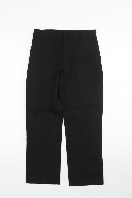 George Boys Black   Capri Trousers Size 7-8 Years