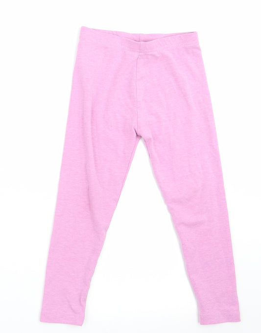 George Girls Pink   Jegging Trousers Size 4 Years - Legging