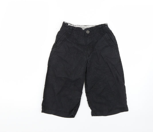 NEXT Boys Black   Cropped Trousers Size 6 Years