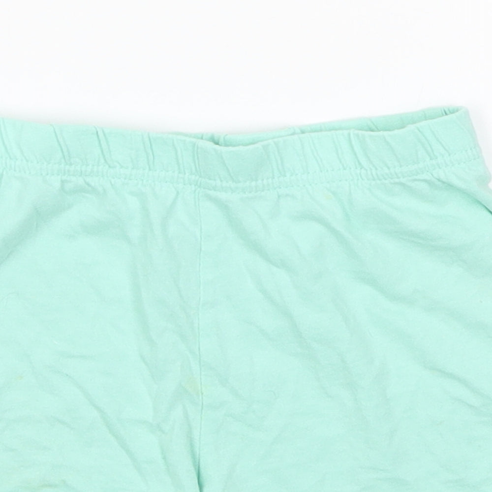 George Girls Green Solid  Capri Pyjama Pants Size 3-4 Years