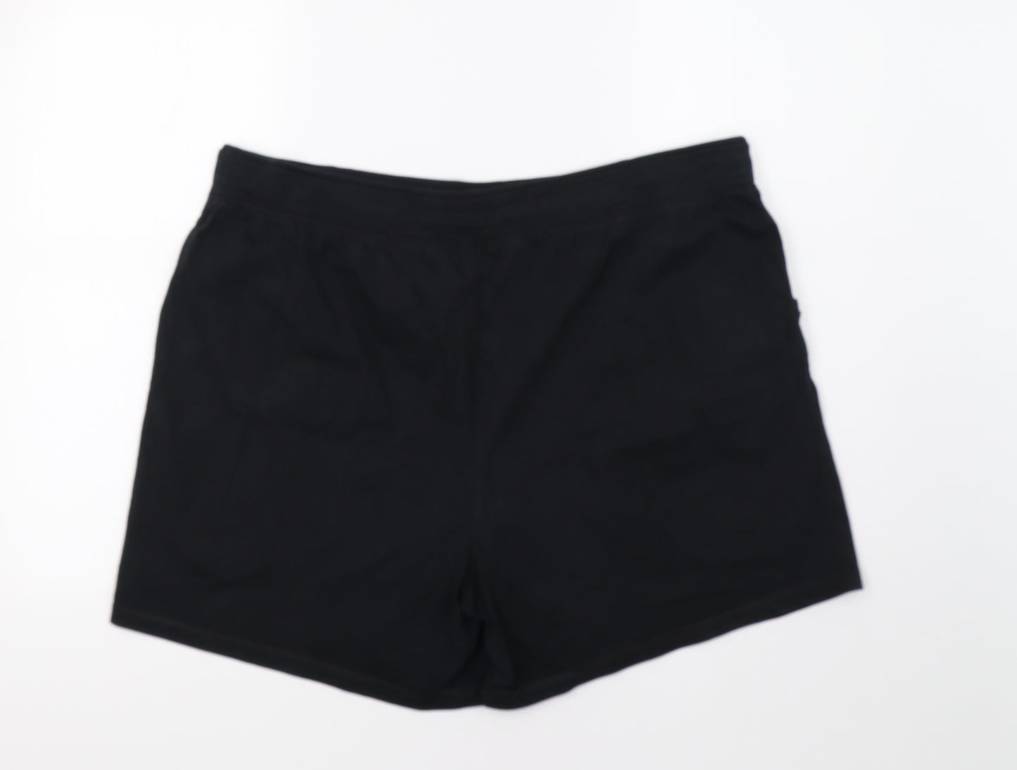 BM Mens Black   Sweat Shorts Size L