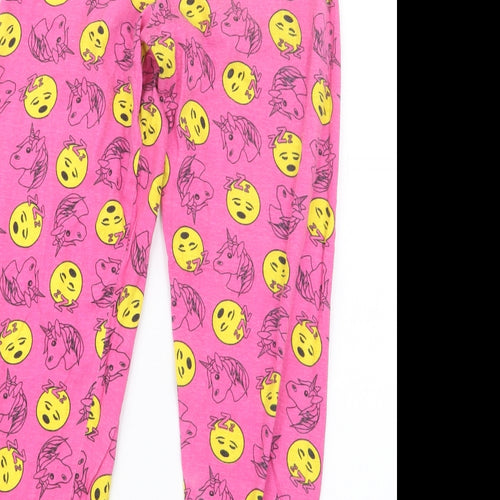 George Girls Pink Geometric  Capri Pyjama Pants Size 9-10 Years
