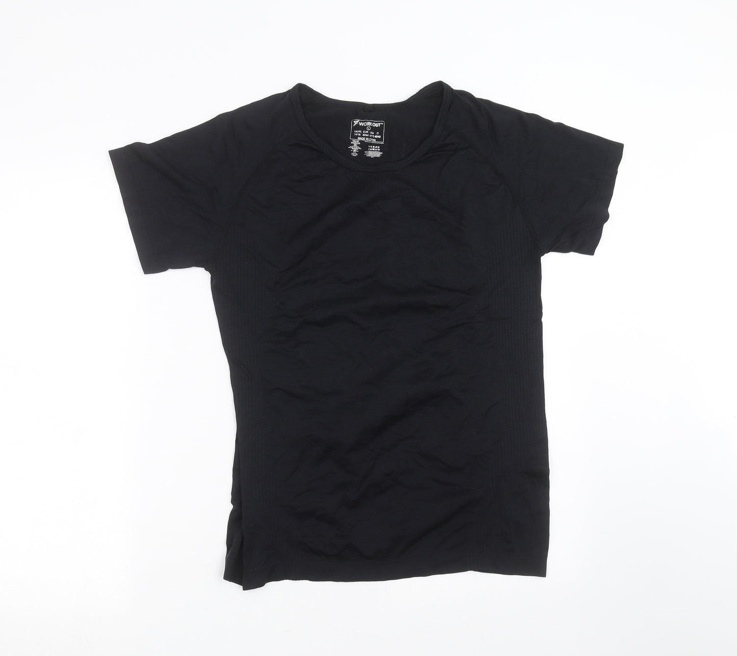 Primark Womens Black   Basic T-Shirt Size 14