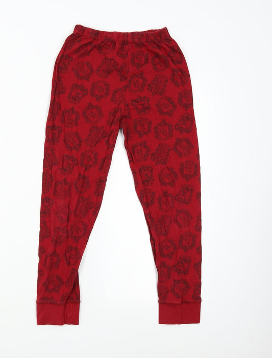 Character.com Boys Red Solid   Pyjama Pants Size 10 Years  - Harry Potter