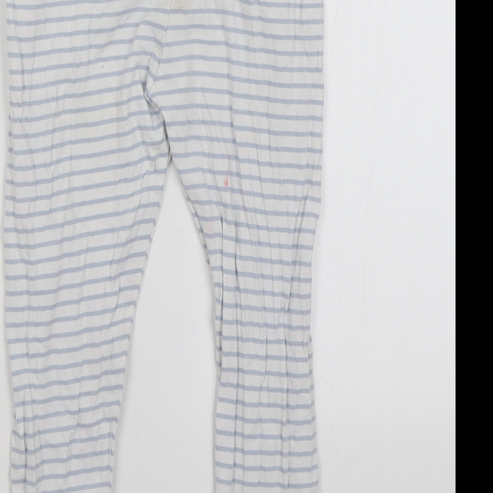 George Boys White Striped  Capri Trousers Size 3-4 Years